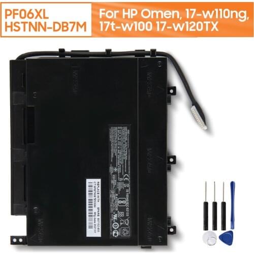 Genuine Replacement Battery PF06XL HSTNN-DB7M For HP Omen 17-w Series 17-w100 17-w200 17-w110ng 17-w119TX 17-w120TX 17-w151nr