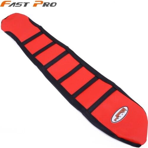 Pro Rib Ribbed Red Gripper Soft Rubber Seat Cover For CRF250R 04-09 CRF450R 03-08 CRF450X CRF250X All Year