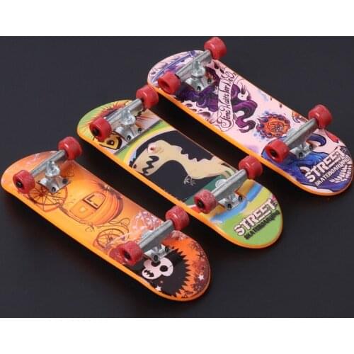 Print professional Alloy Stand FingerBoard Skateboard Mini Finger boards Skate truck Finger Skateboard for Kid Toy Children Gift