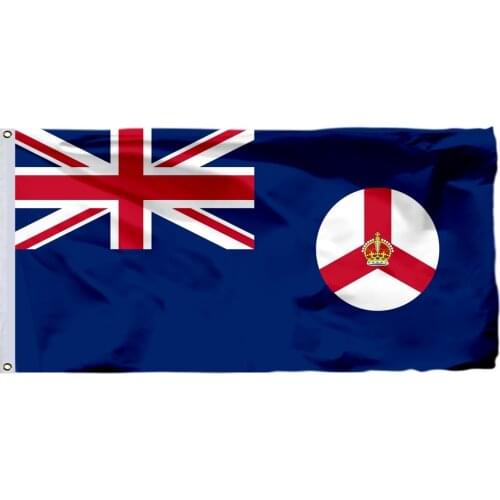 Singapore 1946 Flag 150X90cm (3x5FT) 120g 100D Polyester Double Stitched High Quality Banner Ensign Free Shipping