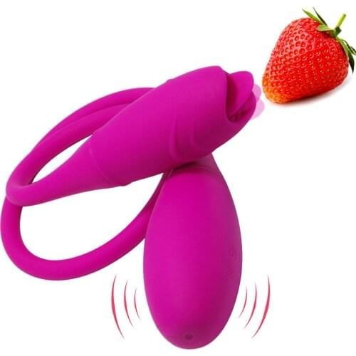 Vibrating Double Head Tongue Vibrator Clitoris Stimulator Bullet Vibrators for Women Lesbian Sex Prostate Massage Butt Anal Plug