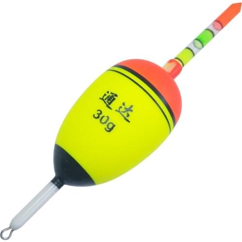 3pcs Fishing Floats EVA Foam Float Bobber Light Long Casting Float 6g-80g Night Fishing Tackles
