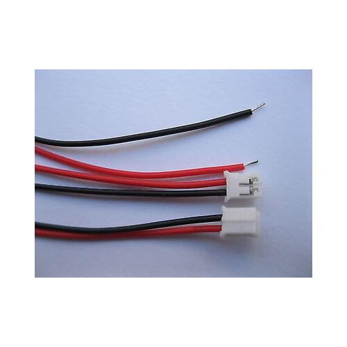 300 pcs PH 2.0mm Pitch 2 Pin Female Connector with 26AWG 300mm Leads Cable