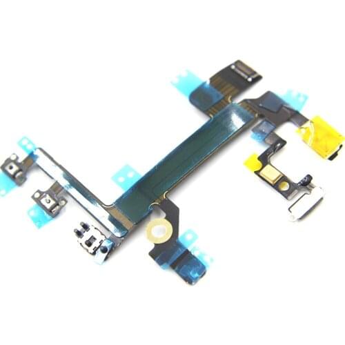 Brand New Original OEM Power On Off Button Flex & Volume Button Switch Flex Cable for iPhone 5s