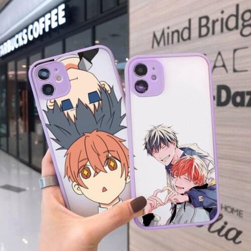 GYKZ Japan Given Anime Fitted Music Gay Phone Phone Case For iPhone 11 12 Pro XS MAX XR X SE20 7 8 6Plus Hard Matte Cover Shell