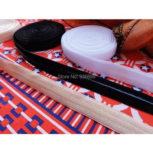 Elastic shoulder strap with silicone grip 1/2" webbing with silicone gripper bras lingerie clothing girdle accessory