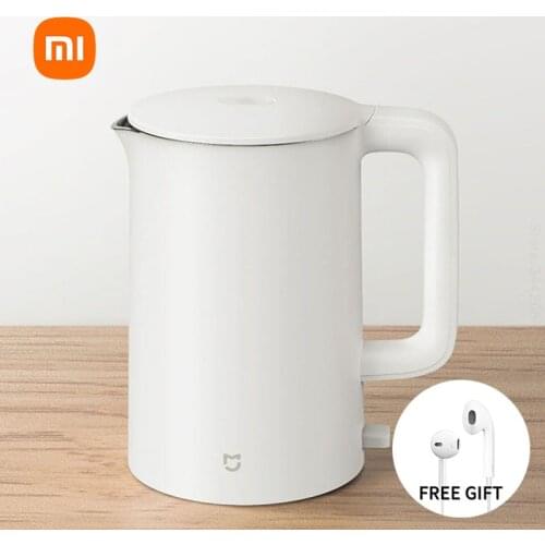 Xiaomi Mijia Electric Kettle New Stainless Steel 1800W Smart Water Boiler Pot For Family Fast Hot Baoiling Temperature Control