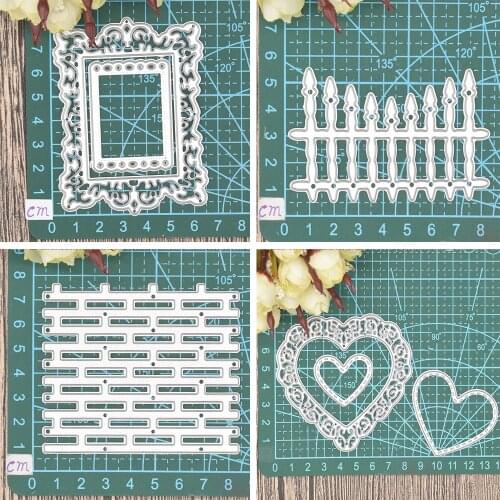 Background Frame Dies Metal Cuttings Dies for Scrapbooking Paper Card Album Craft Art Embossing Die Cut