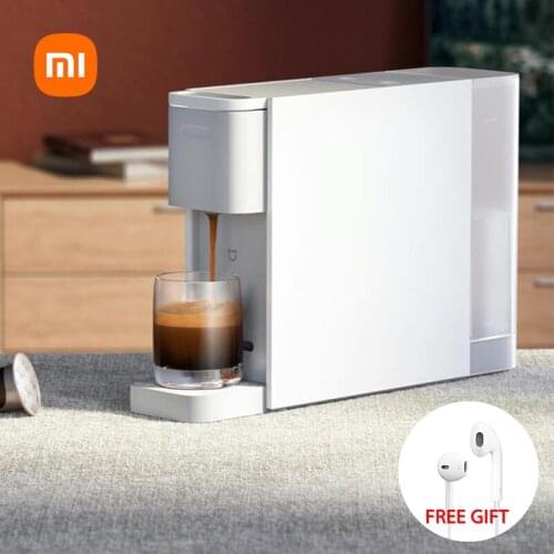 Xiaomi Mijia Coffee Machine 2021 New Multiple Capsule Espresso Automatic Coffee Maker Power Off Protection Electromagnetic Pump