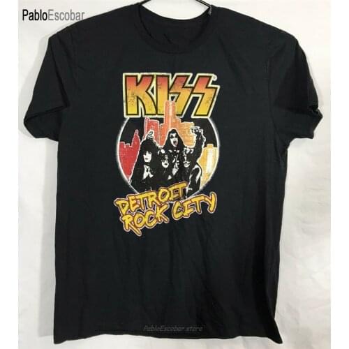 Kiss Detroit Rock City Licensed Band T-Shirt XL Rock Concert Tee Shirt Fashion Classic Style