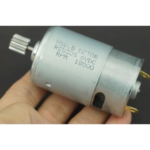 2 PCS/Lot 18000 RPM Motor Gearbox for Kids 6 Volt RC Ride on Ride on Car Spare Parts Free shipping