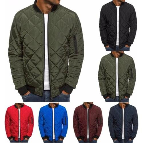 2021 Mens Autumn Jacket Coat Wind Breaker Casual Plaid Men Parka Solid Color Outerwear Winter Jacket Overcoat Men New 2021