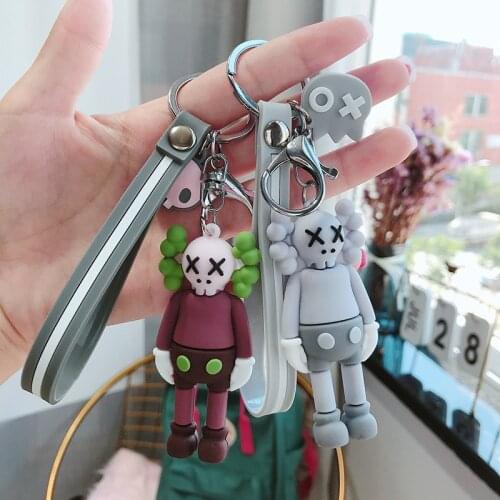 New Korean Cartoon keyChain Creative Sesame Street Doll Pendant For Men And Women Key Accessories