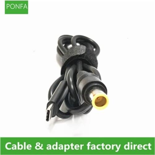 USB C Converter DC Power Plug Charger Cable for Lenovo Thinkpad X60 X61 Z61 T60 T61 USB Type C Male to 7.9*5.5mm Male Jack 1.5m
