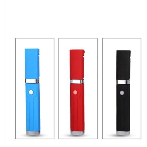 Portable Travel Outdoor Lipstick Selfie Stick for iphone8/X/11/6/7 Compatible with MINI Flat Socket