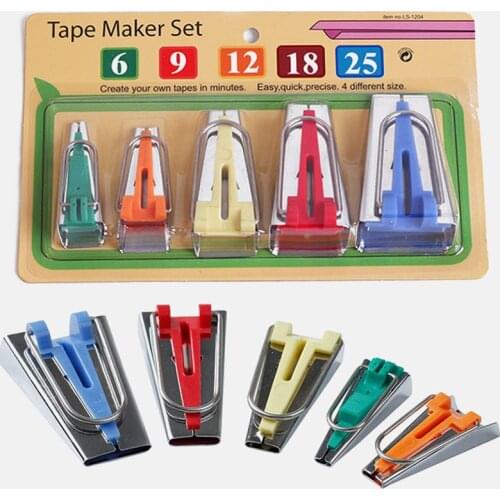 DIY craft Decor Beader Hand Tools Belt maker Package Edge Sewing Accessories Pull Cylinder Tape Trim Control Bias Tape maker