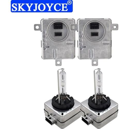 SKYJOYCE Wholesale 55W D1S Xenon HID Kit D1S D3S HID Ballast Kit 55W Xenon D1S D1R D3S 6000K 5000K 4300K Car Headlight Bulb Kit