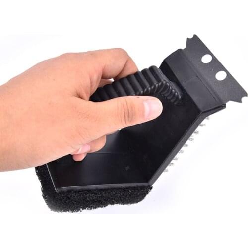 Cleaner Triple Barbecue Grill Brush Copper Steel Cleaning Brush Barbecue Cleaner