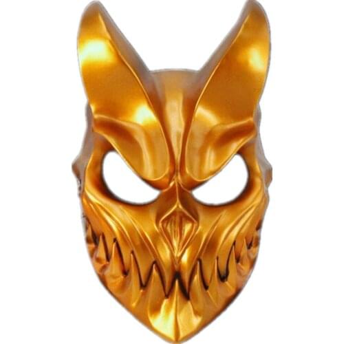 Horrible Movable Mouth Grim Mask Headgear for Music Festival Costume Halloween Misunderstanding Cosplay Mask Horror