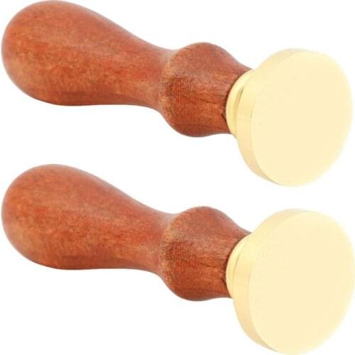 New Retro Rosewood Handle Wax Seal Copper Head Wooden Wax Sealing Stamp Handle Brass Sealing Wax Stamps Head for Scrapbooking