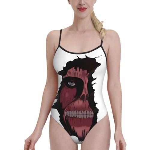 Women 2021 Exotic Bikinis Titan attack Women Swimsuit One-Piece Bikini Anime Manga Kawaii Beach wear For Women