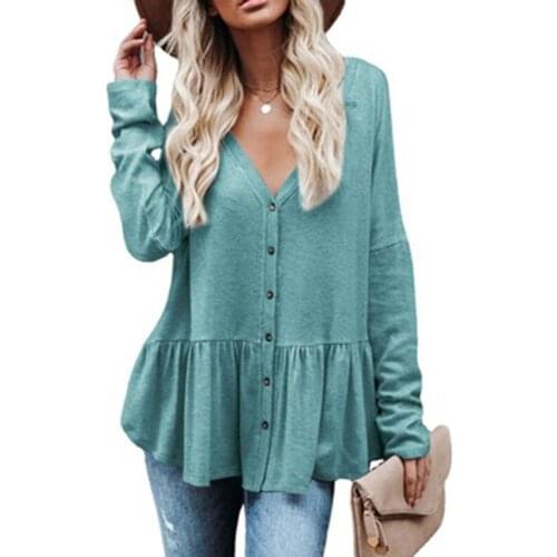 2021 Spring Autumn Woman Sweater Long Sleeve Cardigan Knit V-neck Sweater European Style Cardigans