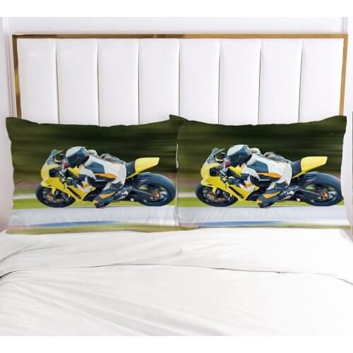1pc Car Pillow cover Pillow case Bedding Pillowcase Pillowcovers decorative 50x70 50x75 3D Print yellow