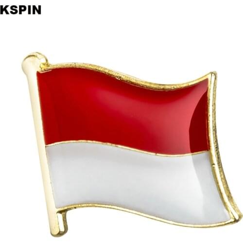 Indonesia flag pin lapel pin badge Brooch Icons 1PC KS-0209