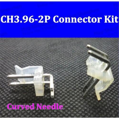 50set/lot CH3.96 CH3.96mm 90 degeree connector right angle socket 3.96 mm 2pin 2-Pin