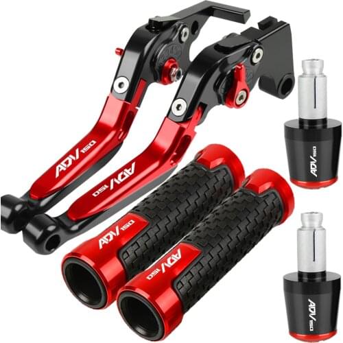 Motorcycle CNC Aluminum Brake Clutch Lever Handlebar Handle Grips Ends For HONDA ADV150 ADV 150 2019-2020 ADV150 Accessories