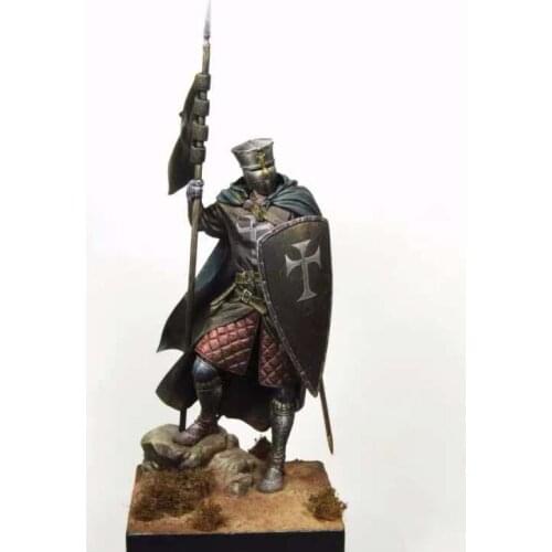 90MM Crusader Ancient Warrior Ancient Battlefield GK Figure Unassembled, unpainted