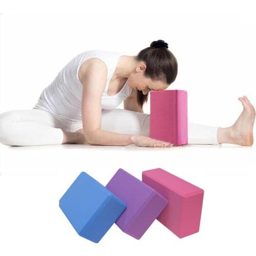 EVA Yoga Block Gym Fitness Foam Brick Training Exercise Fitness Set Tool Yoga Bolster Pillow Cushion Shaping Health Training