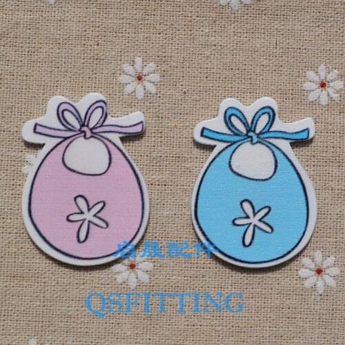 10pcs New Baby Series,Decoration accessory for Children,2 Color Cartoon wood for decoration,The Apron ,Refrigerator magnet