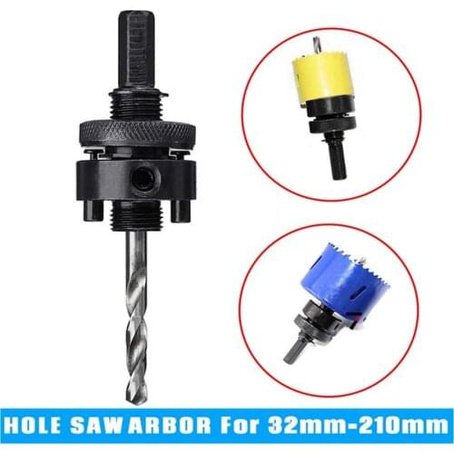 Holesaw Smooth Cutting Drill Bits Metal Holesaw Wood Smooth Cutting Cutter For 32mm-210mm Arbor Hole Saw Cutter Drill Bit