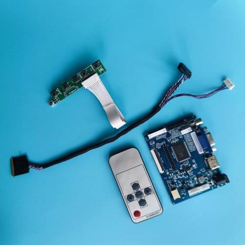 Kit Work for LP156WH4 TL 1366x768 Controller Board driver 2AV remote LCD Screen 40pin panel display LED HDMI VGA AV 15.6"