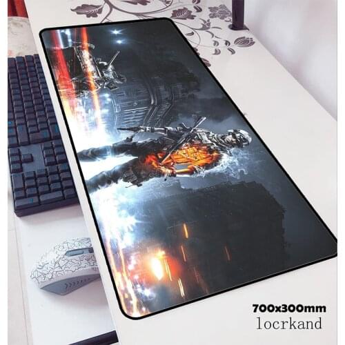 Battlefield mousepad 700x300x3mm wrist rest Computer mouse mat gamer gamepad pc anime gaming mousemat desk pad office padmouse
