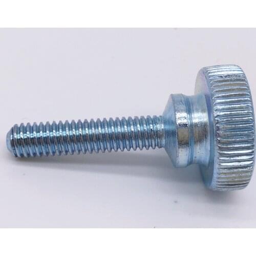M4x16 Thumb Screws Knurled Head With Should Bolts Metric Zinc Plated Pack 100