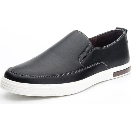 Driving shoes soft British Mens Casual Shoes Loafers Summer Leather Breathable designer shoes men high quality all-match cowhide