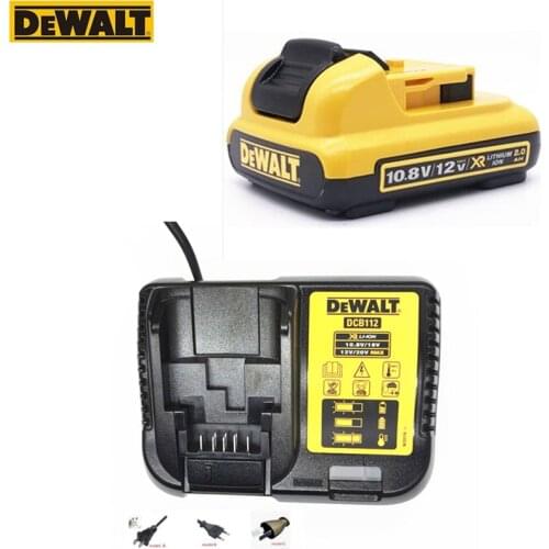 AC 220-240V Original DCB112 Li-Ion Battery Charger for DEWALT 10.8V 12V DCD710 DCD700 DCD610 DCF815