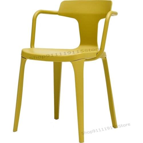 Nordic Chair Desk Modern Simple Chair Back Discussion Leisure Chair Plastic Creative Dining Chair