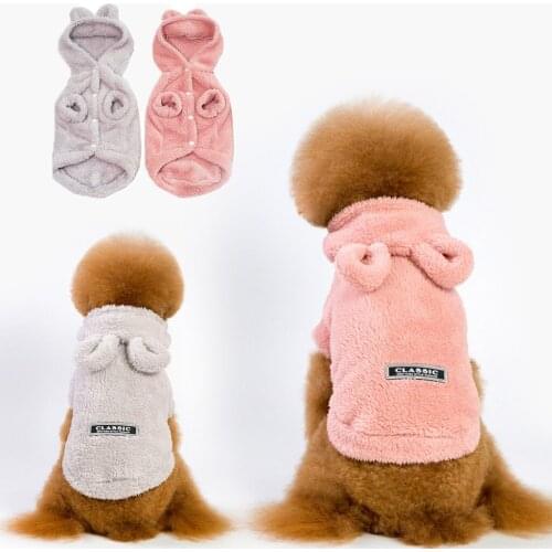 Warm Cat Clothing Small Dog Coat Jacket Puppy Pet Clothes For Small Medium Dogs Costume Hoodies Chihuahua Jacket Outfit S-2XL