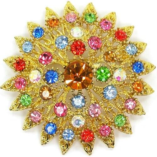 High-end fashion simple versatile suit flower brooch C102163