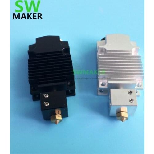 2019 updated 2 in 1 out V5 hotend single head Dual color NV6 extrusion print head kit PT100 type 3D Printer parts