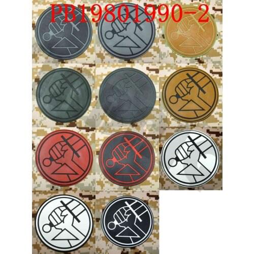 3D PVC patch Hellboy B.P.R.D.Tactical Morale Bureau of Paranormal Research and Defense 10cm*10cm
