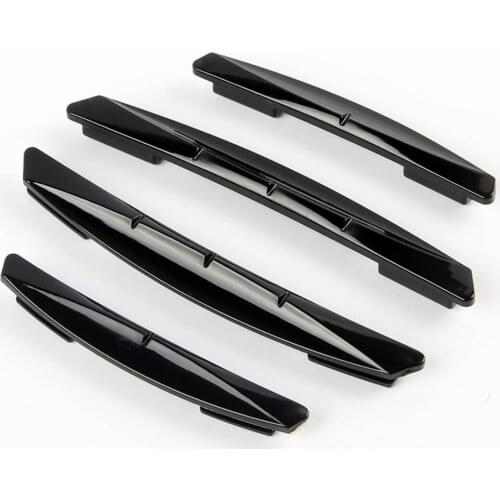 4pcs Universal Car Bumper Strip Door Edge Scratch Crash Anti-collision Protector Guard Strip Sealing Protection Accessories