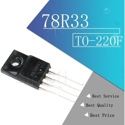 5pcs/lot 78R33 KA78R33 3.3V 1A TO-220F new original