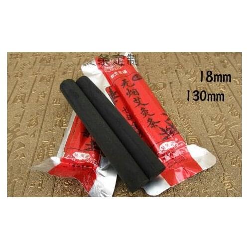 Free shipping smokeless moxa stick acupuncture massage moxibustion moxa wormwood Artemisia 10pcs 18*130mm Nanyang seven years