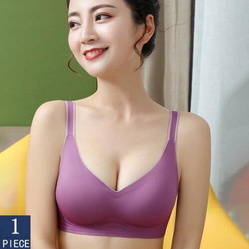 Latex Seamless bra Comforable Bras for women Push up Underwear Without Wire Free Plus size Lingere No Steel Rims Beautiful Back