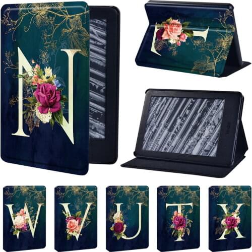 Tablet Case for Kindle Paperwhite 1 5th/2 6th/3 7th/4 10th/Kindle 10th/Kindle 8th PU Leather Hard Shell Print Pattern Case