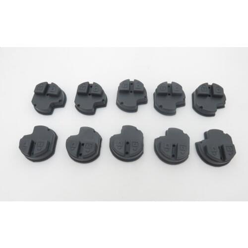 Cocolockey 10pcs/lot Rubber Car Key Pad for SUZUKI Grand Vitara Swift Flip Key Remote Key Case Shell